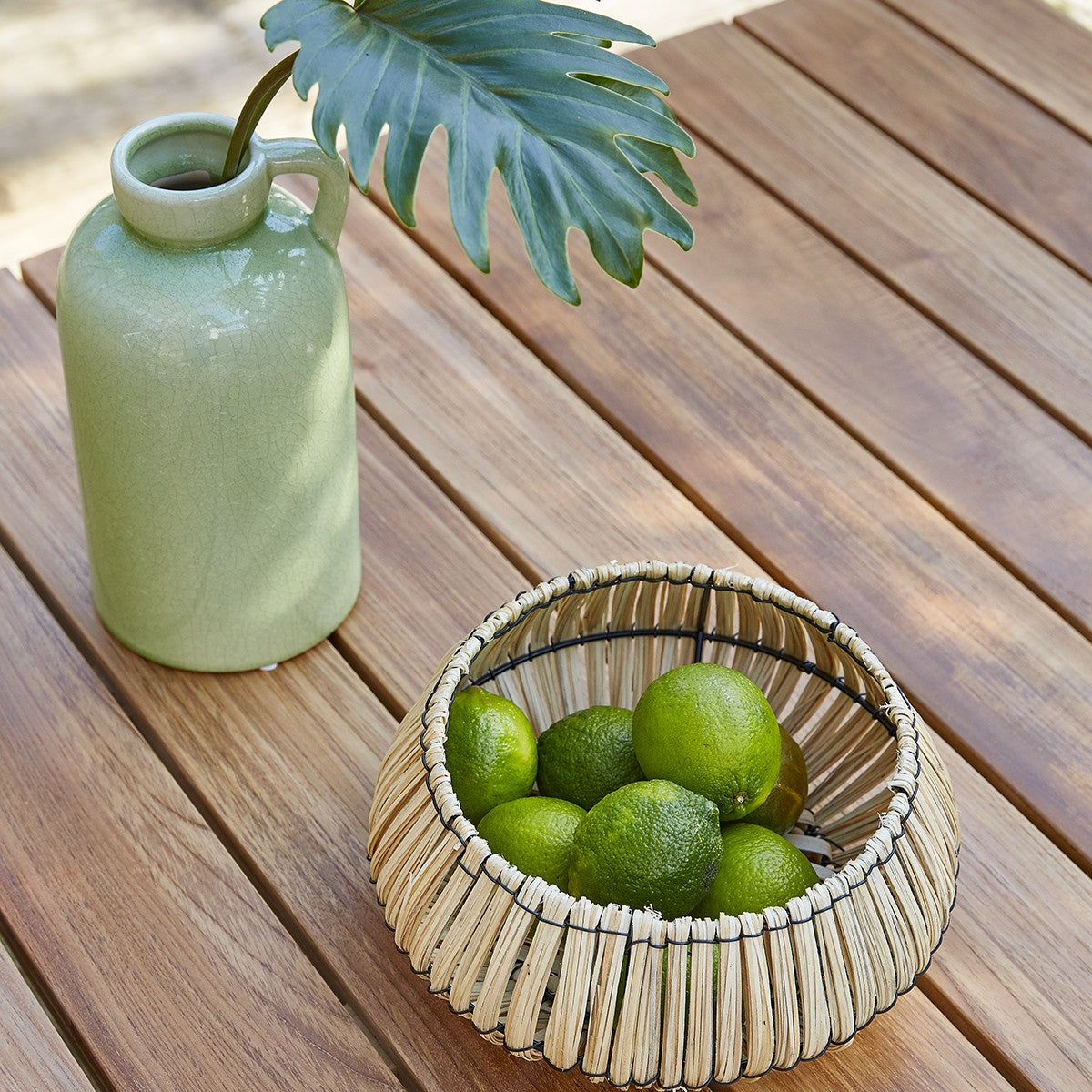 ESTHER - Gartentisch aus massivem Teakholz für 6/8 Pers.