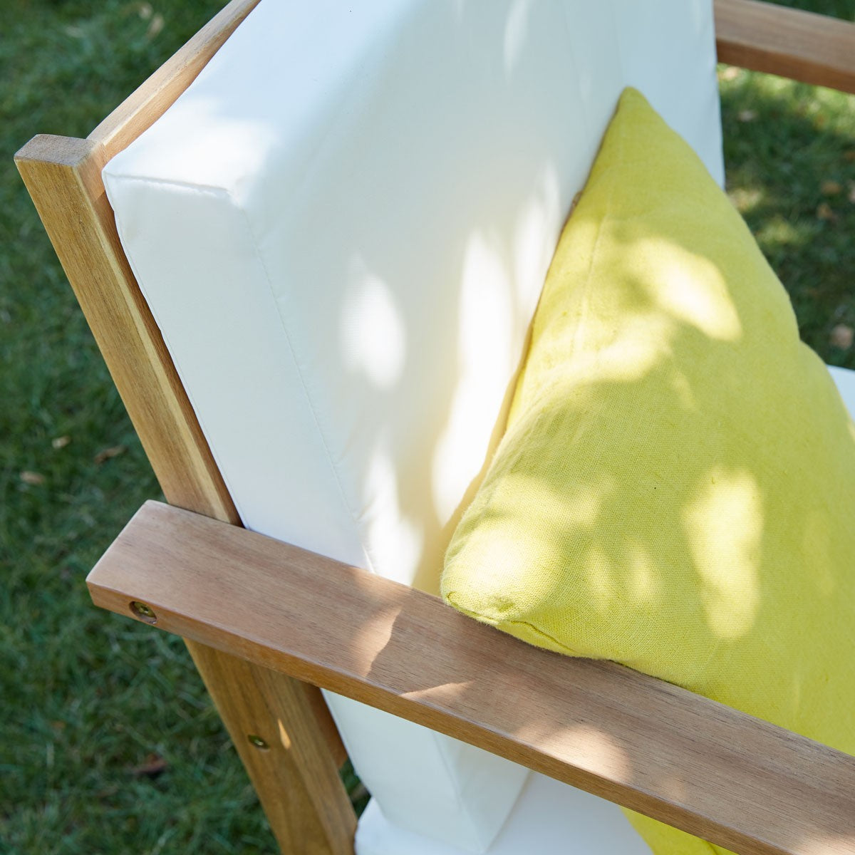 HANOÏ - Gartenlounge aus massivem Akazienholz 4 Sitze