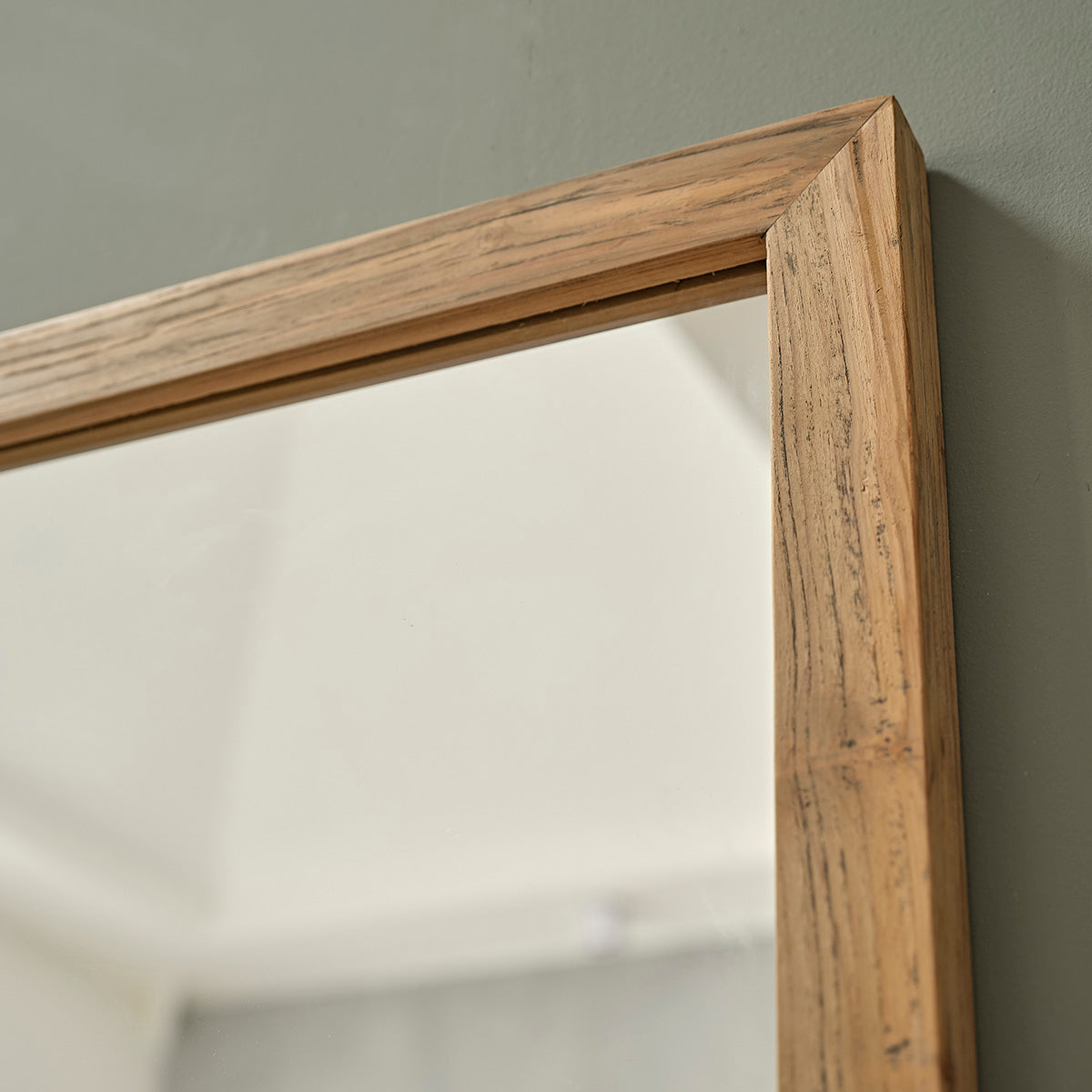 AUSTIN - Spiegel aus massivem recyceltem Teakholz,160x80 cm, rechteckig