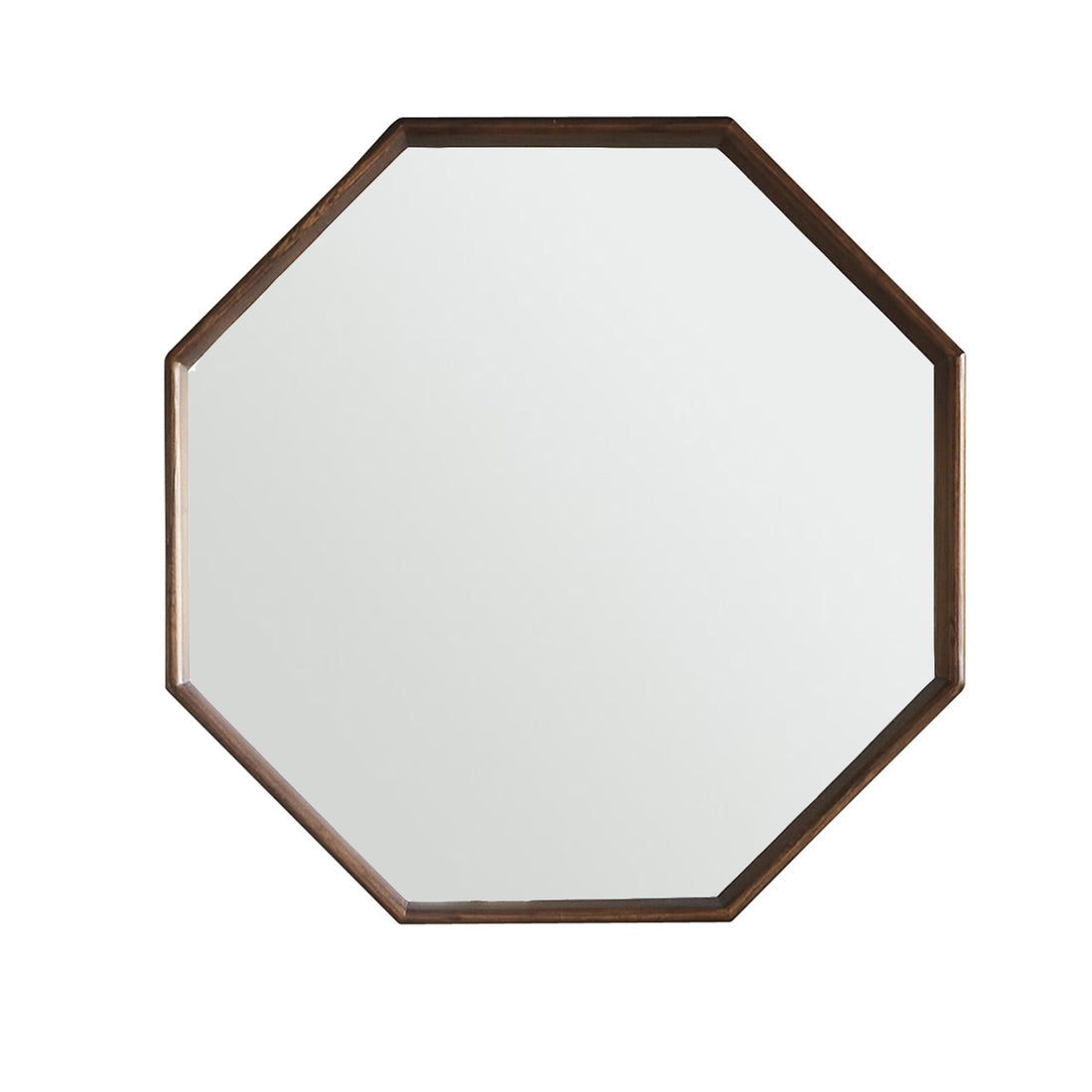 VINTAGE - Spiegel aus massivem Mindi achteckig 60 cm