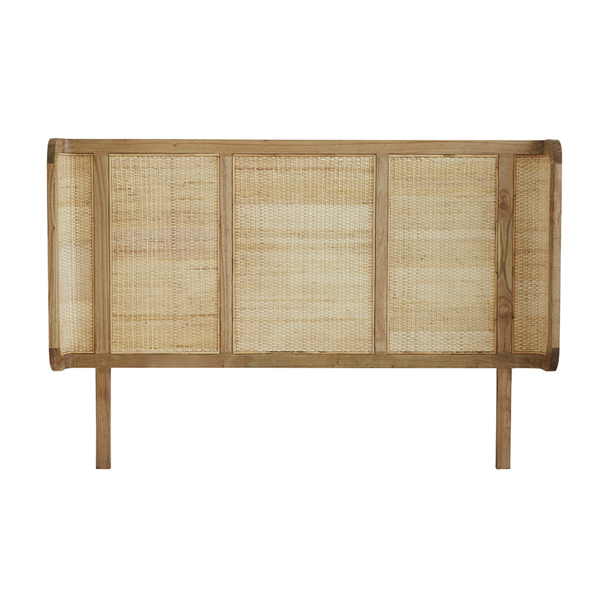 GISELE - Kopfteil aus Rattan und massivem Mindi 160 cm