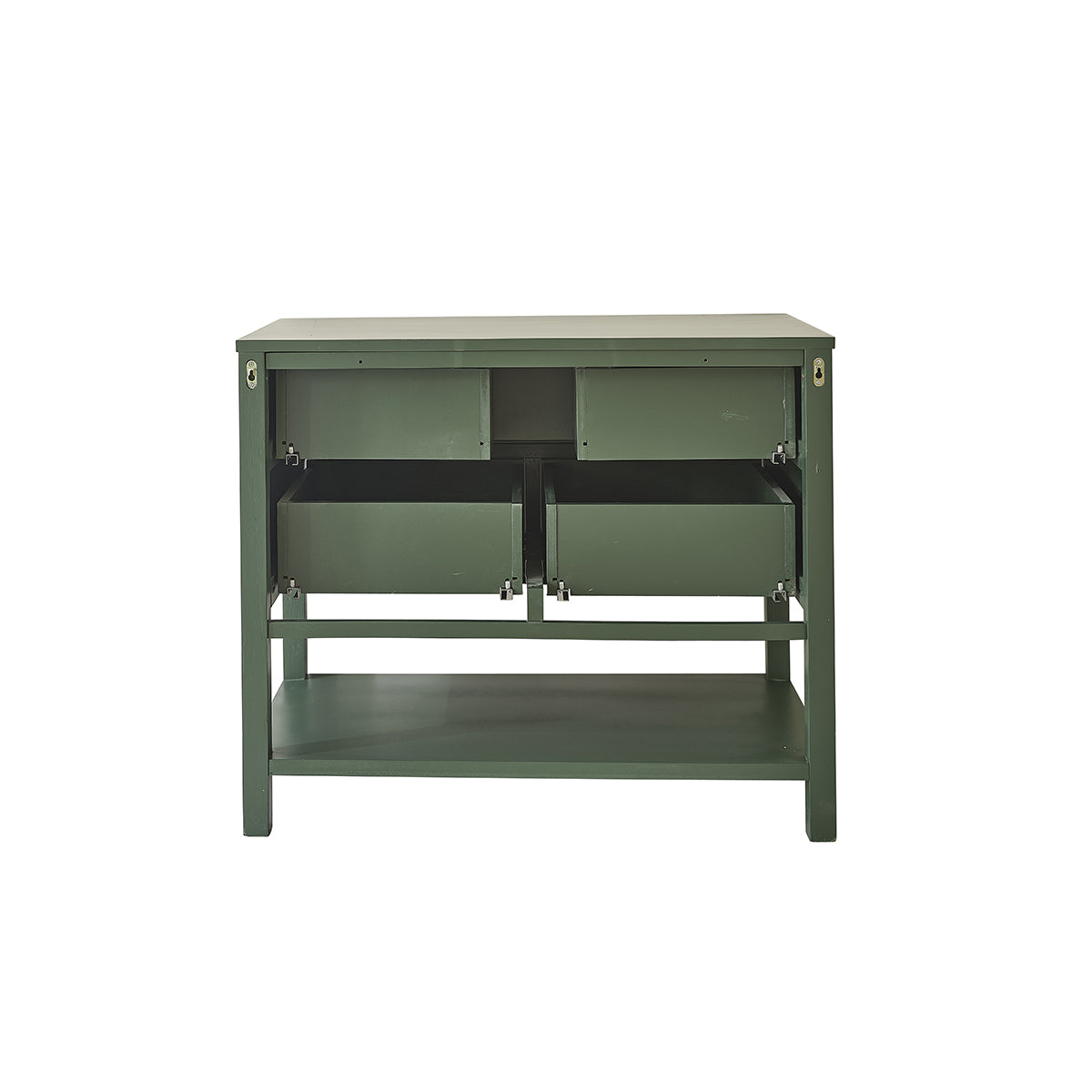 OLIVIA - Waschtischunterschrank aus massivem Akazienholz 90 cm