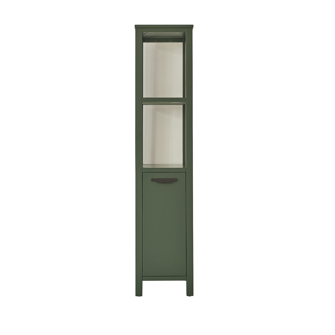 OLIVIA - Badezimmersäule grün Akazienholz 160 cm