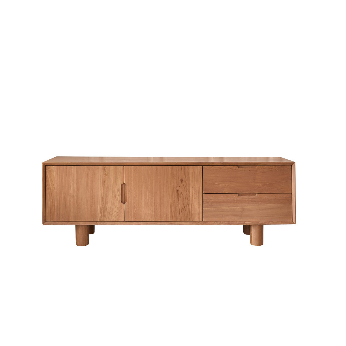 GUSTAVE - TV-Möbel aus massivem Teakholz 150 cm