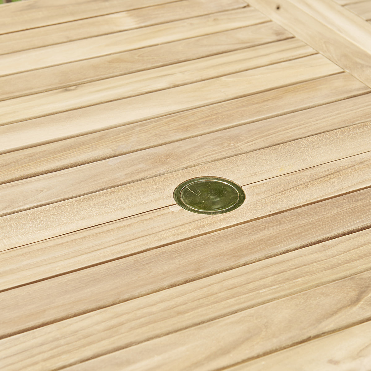 MIDLAND - Ausziehbare Gartenmöbel aus massivem Teakholz für 8/10 Pers.