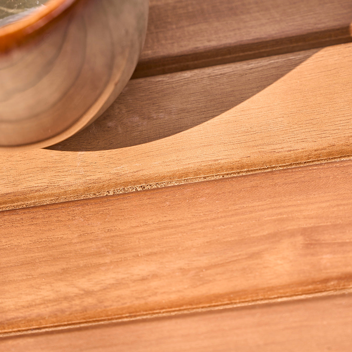 BALI - Ausziehbare Gartenmöbel aus geöltem Teakholz für 6/8 Pers.