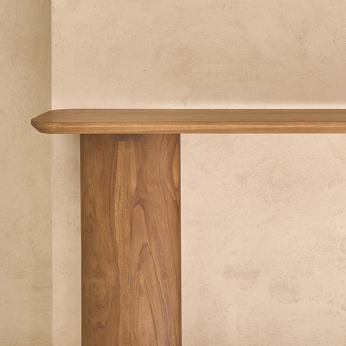 CALMA - Konsole aus massivem Teakholz 120 cm