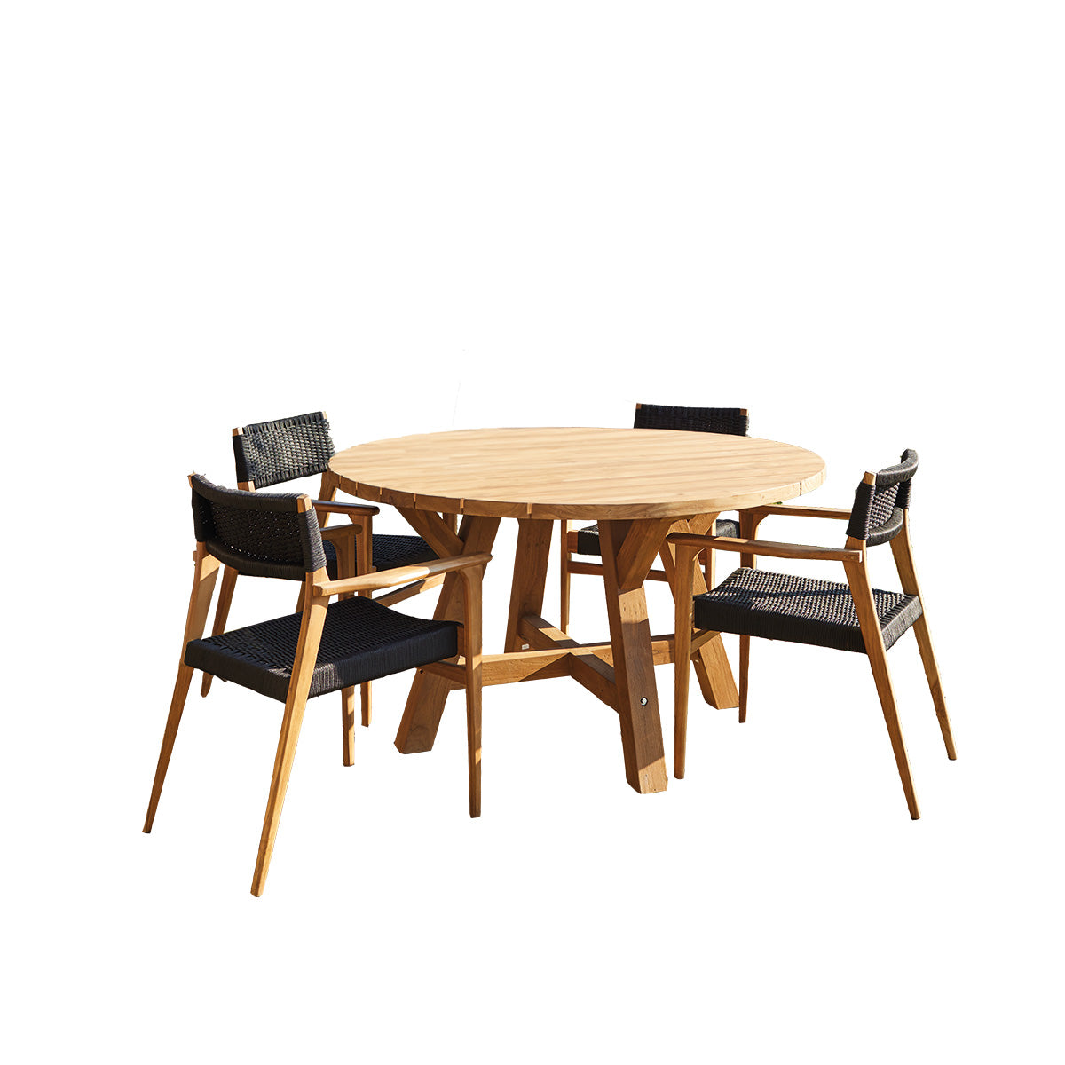 ESTHER - Gartenlounge aus Teakholz 4 pers.