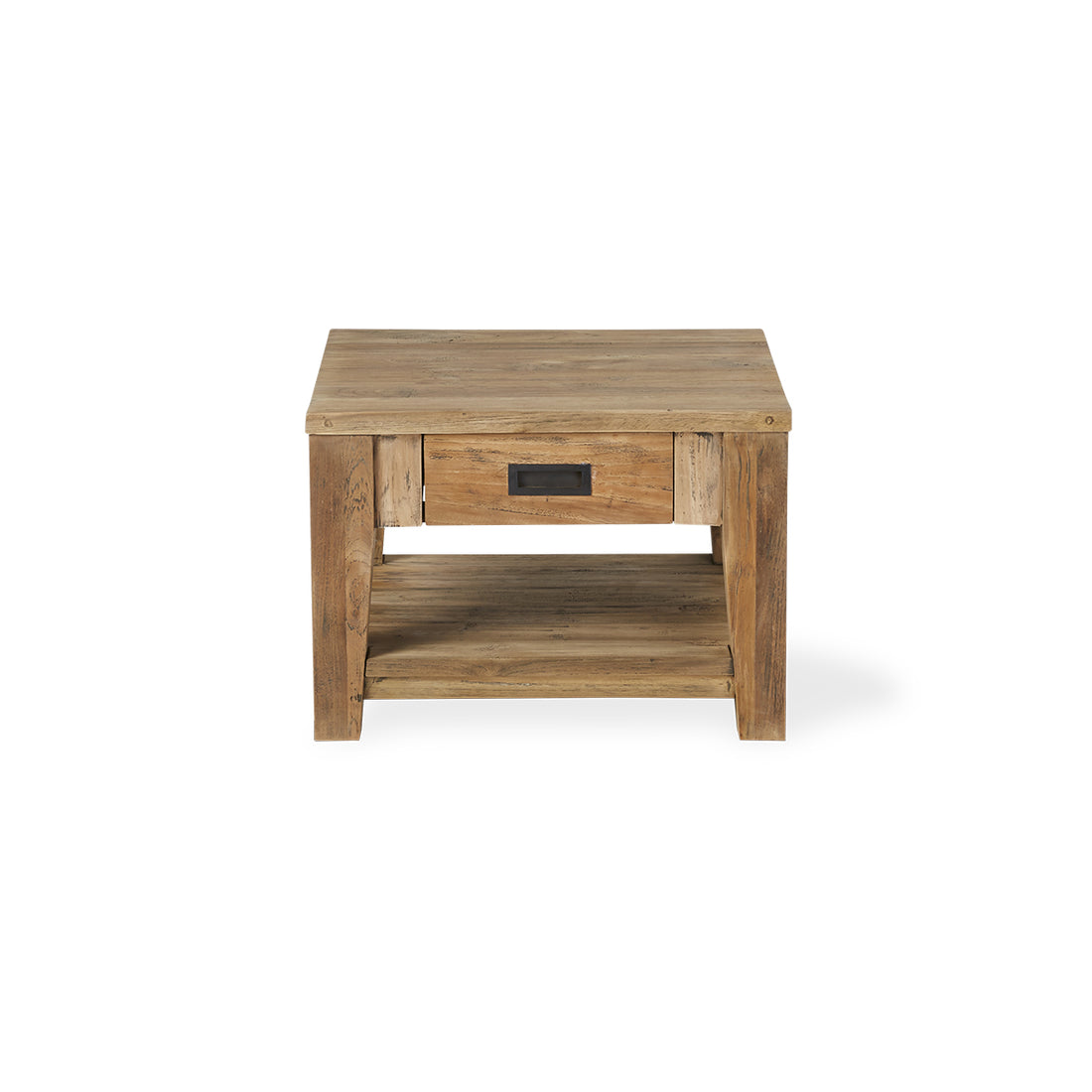 CARGO - Couchtisch aus recyceltem massivem Teakholz 60 cm