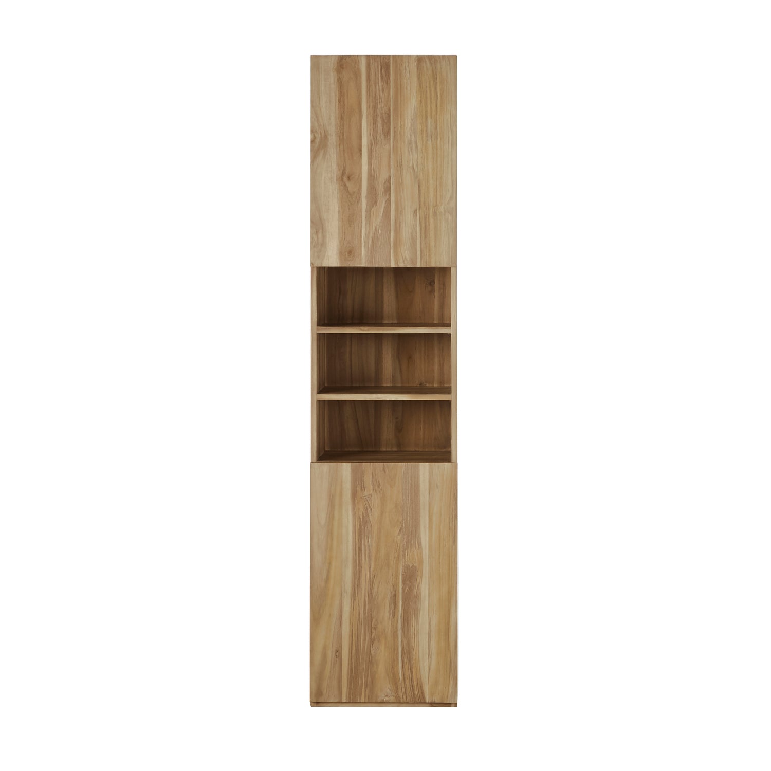Badezimmersäule aus massivem Teakholz 200 cm
