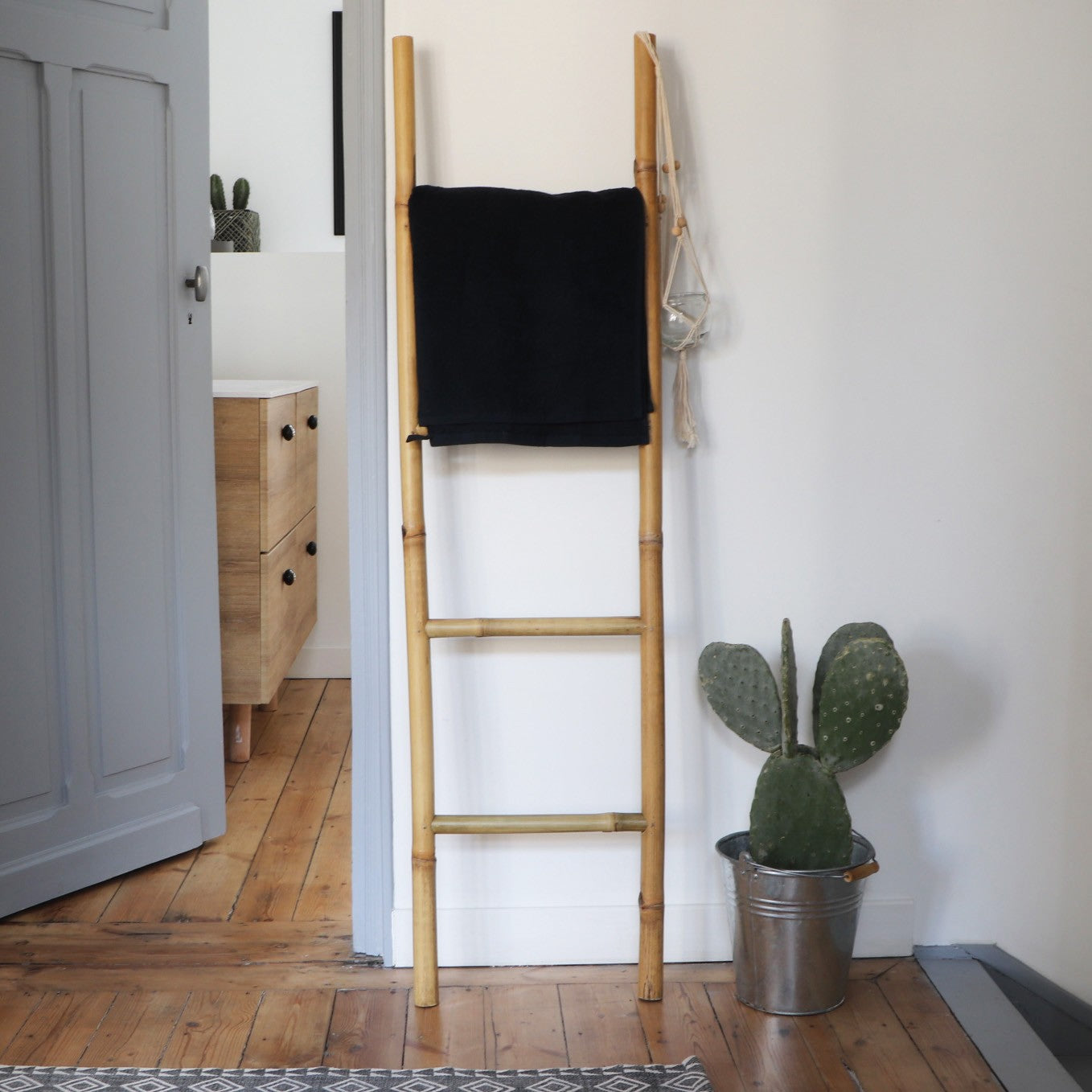 CLARA - Handtuchhalter- Leiter BAMBOU