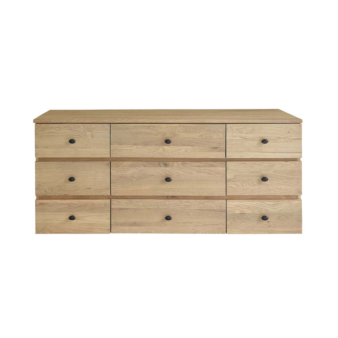 ERNEST - Hängender Waschtischunterschrank aus massiver Eiche 140 cm