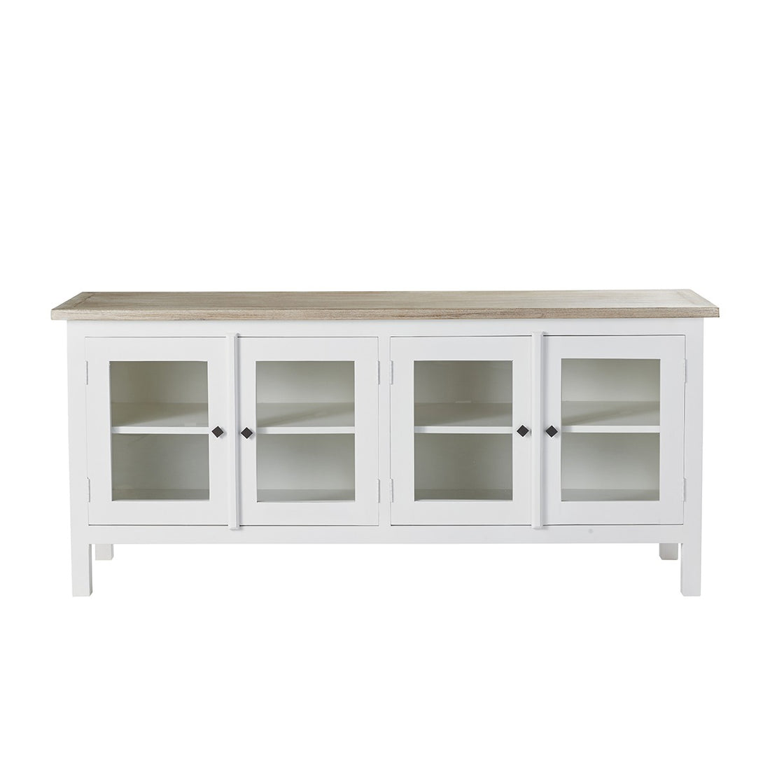 LONDRES - Buffet aus Mahagoni und massivem Teakholz 180 cm