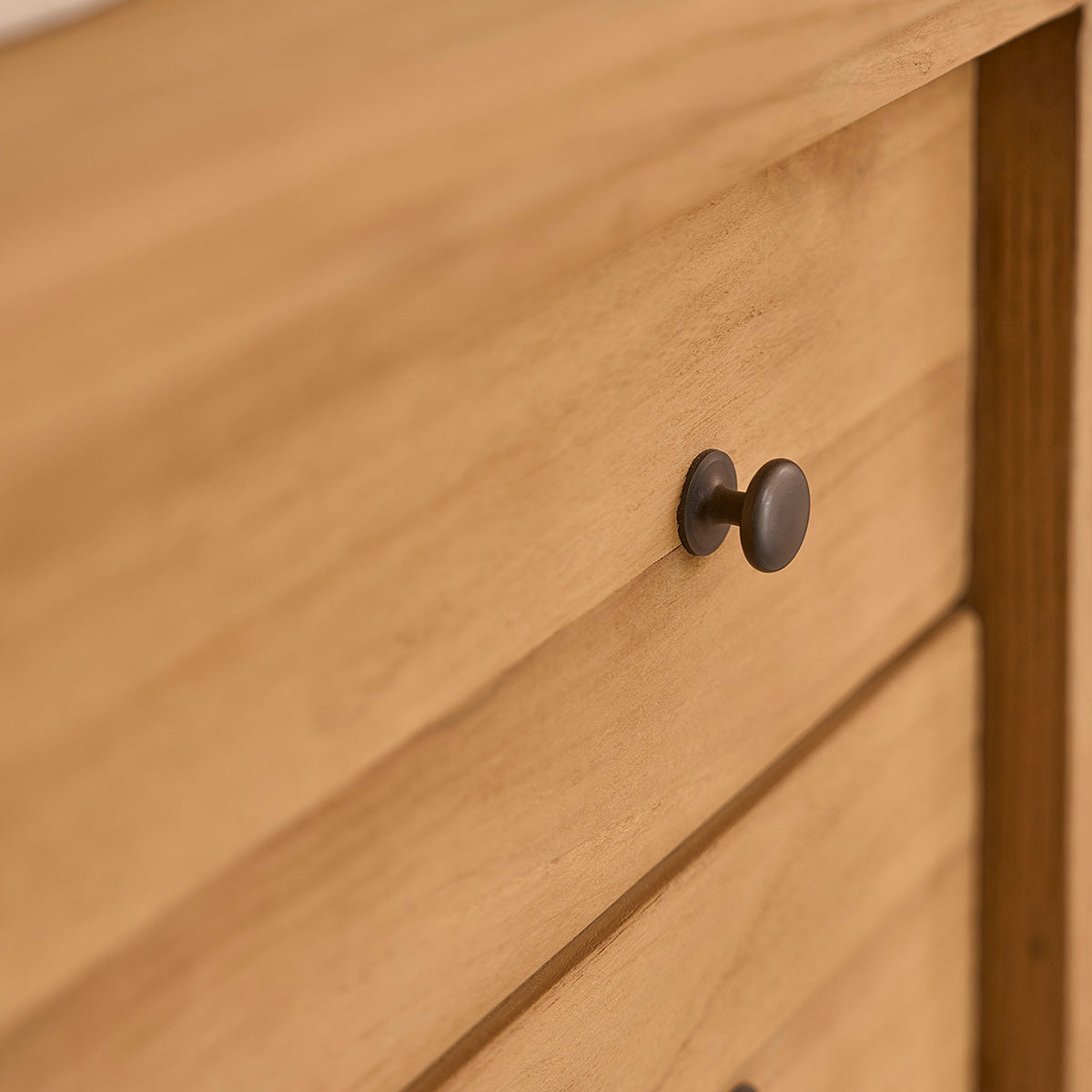 NAHELE - Waschtischunterschrank aus massivem recyceltem Teakholz 150 cm