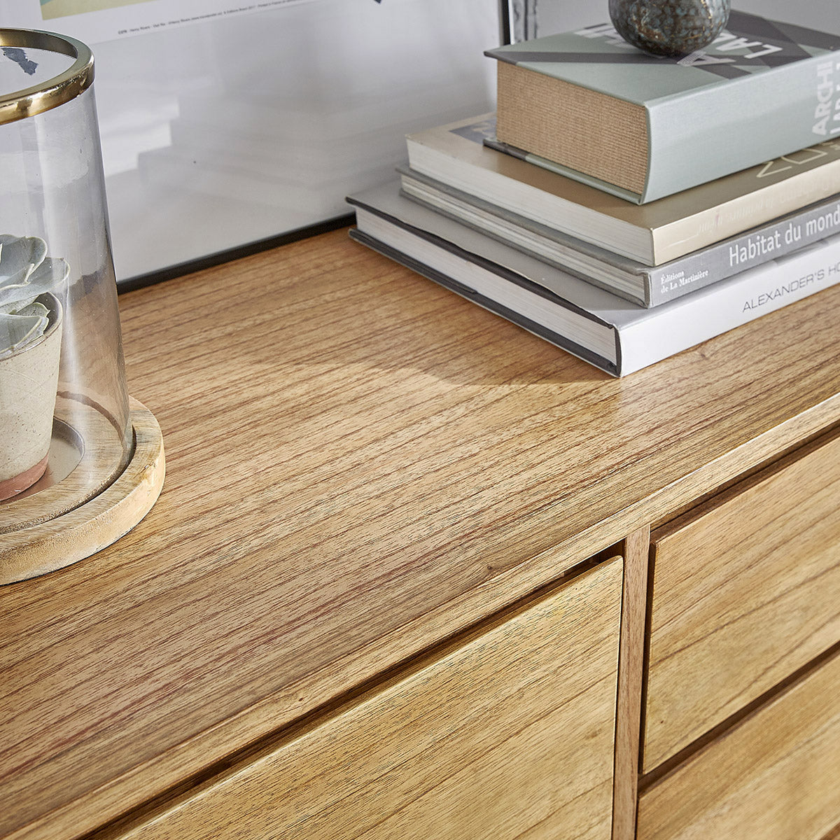 TILO - Kommode aus massivem Mindi 180 cm