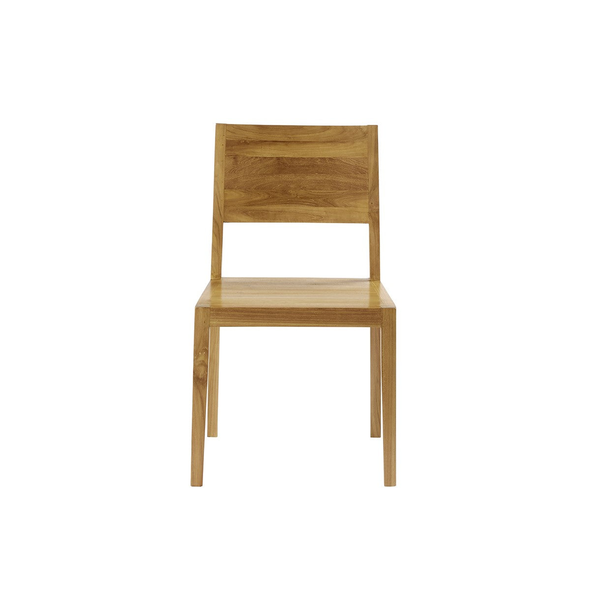 TRISTAN - Stuhl aus massivem Teakholz