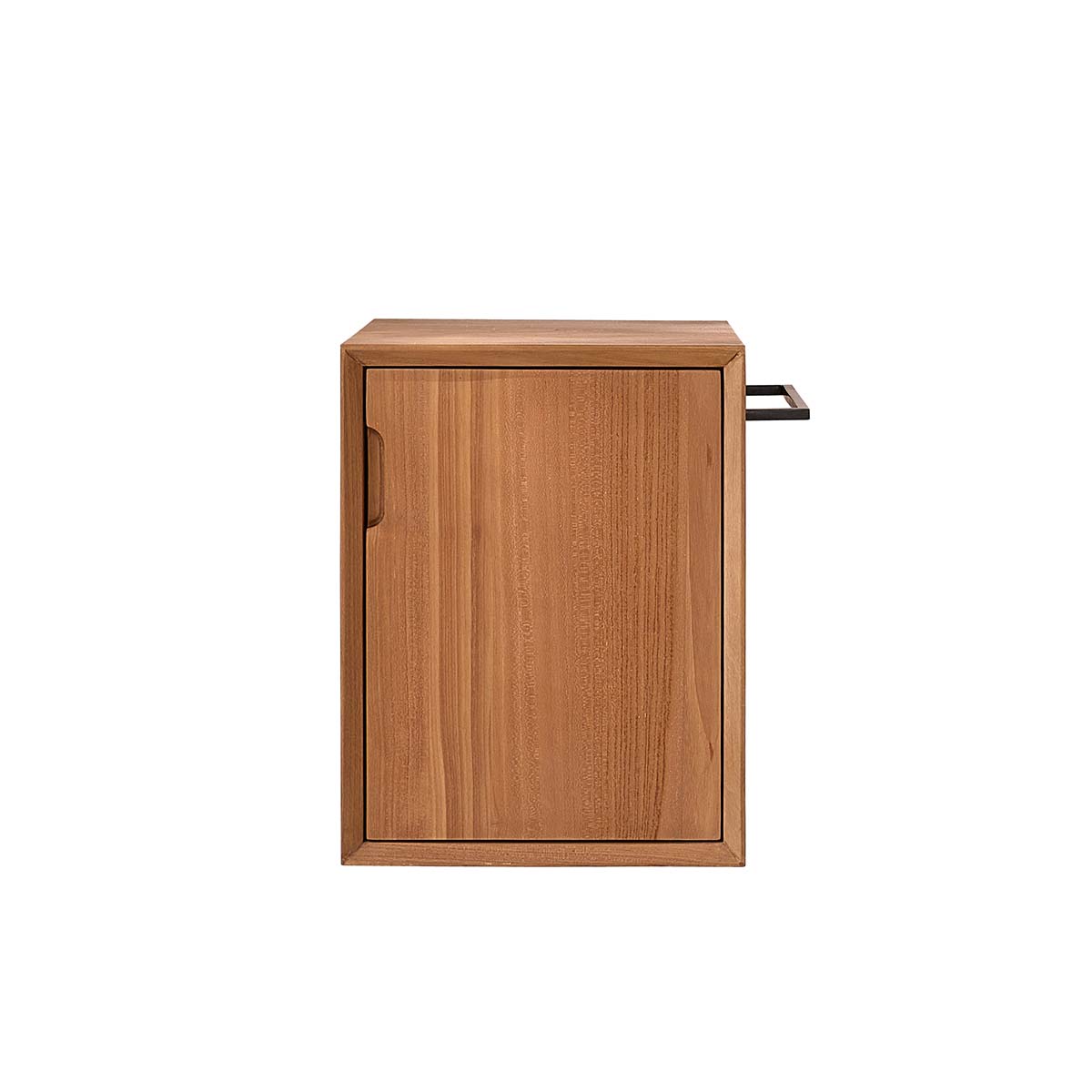 GUSTAVE - Hängendes Handwaschbecken aus massivem Teakholz 35 cm