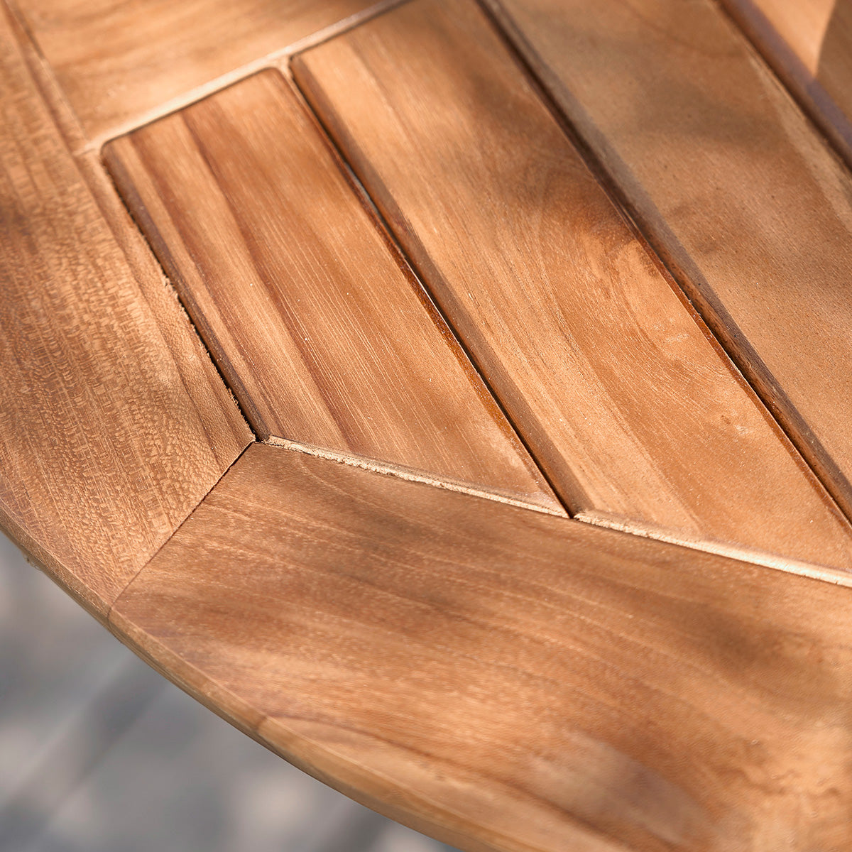 BALI - Gartenmöbel aus geöltem Teakholz 2/4 pers.