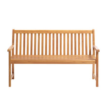 Gartenbank aus massivem, geöltem Akazienholz, 150 cm