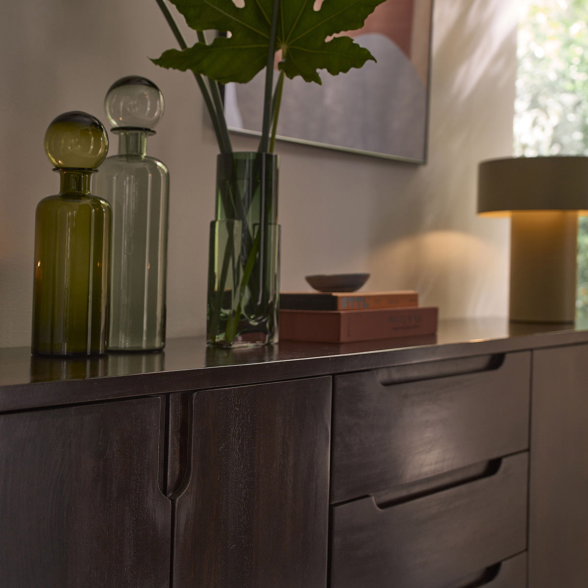 LAZARE - Sideboard aus massivem Mangoholz, 180 cm