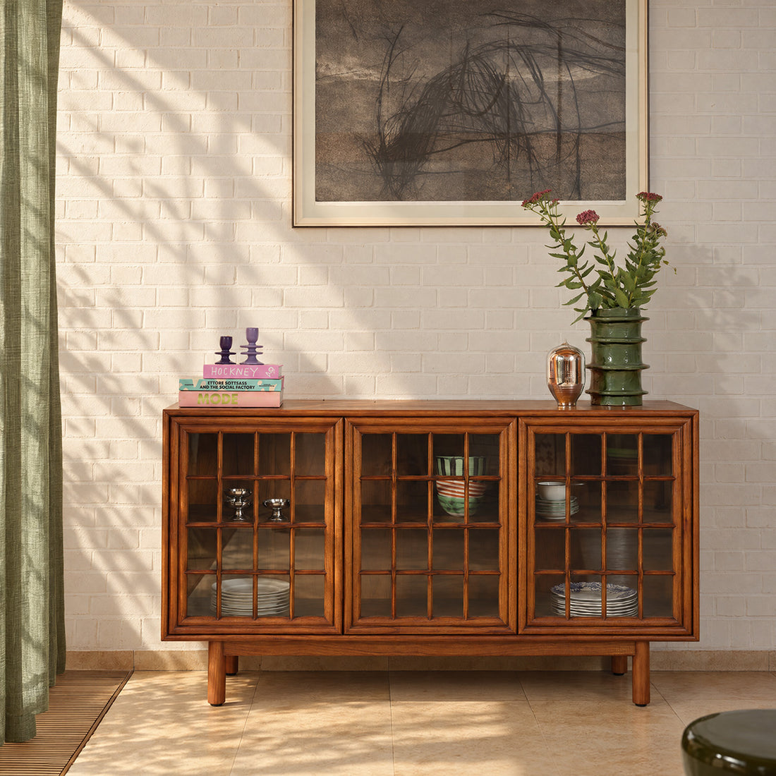 ARMAND - Sideboard aus Mindi-Holz, 155 cm 