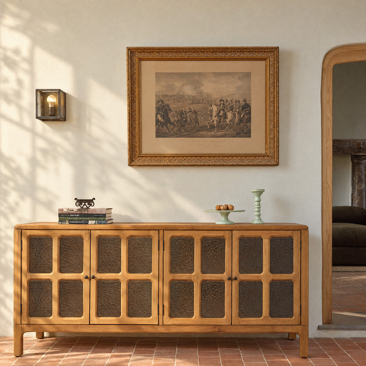 VELDE - Sideboard aus recyceltem Teakholz, 180 cm