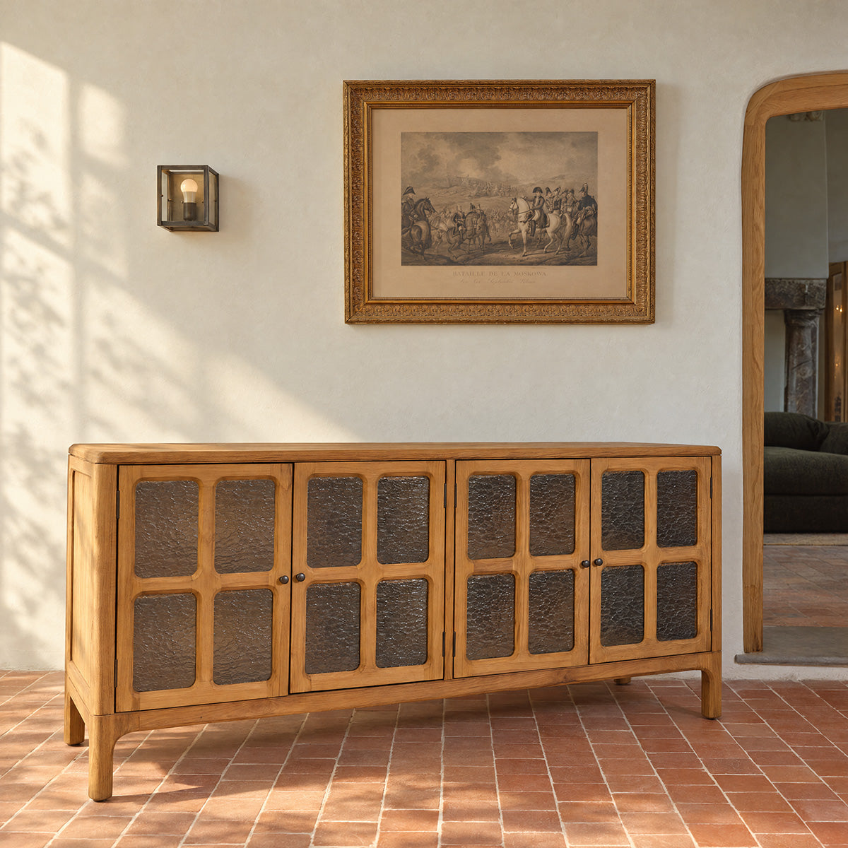 VELDE - Sideboard aus recyceltem Teakholz, 180 cm