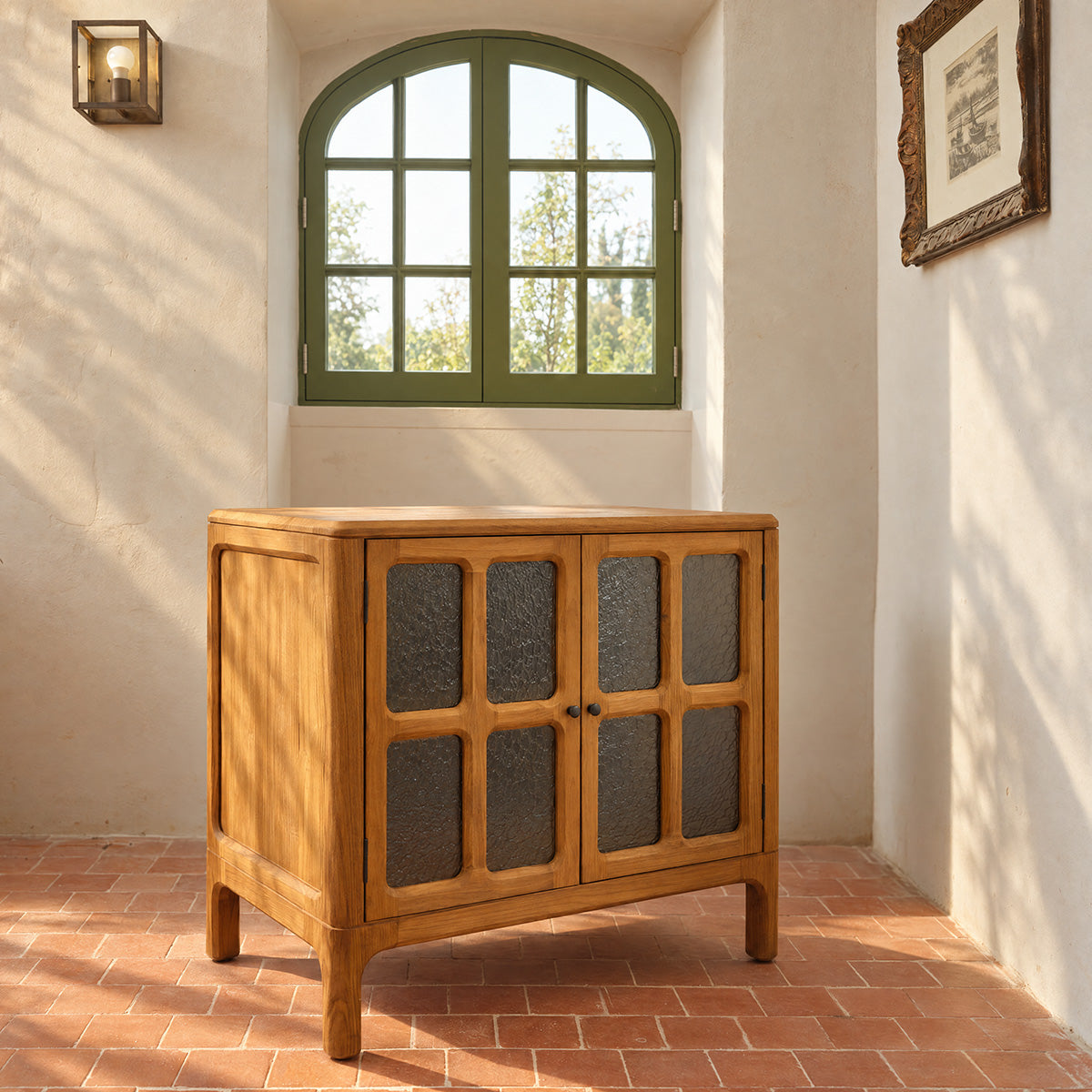VELDE - Sideboard aus recyceltem Teakholz, 90 cm
