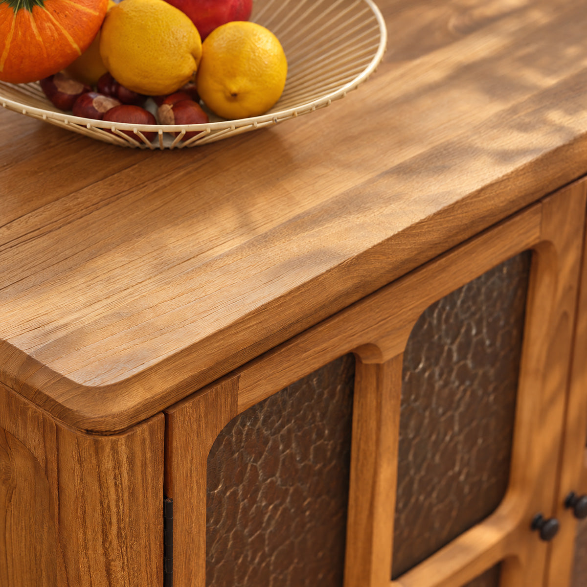 VELDE - Sideboard aus recyceltem Teakholz, 90 cm