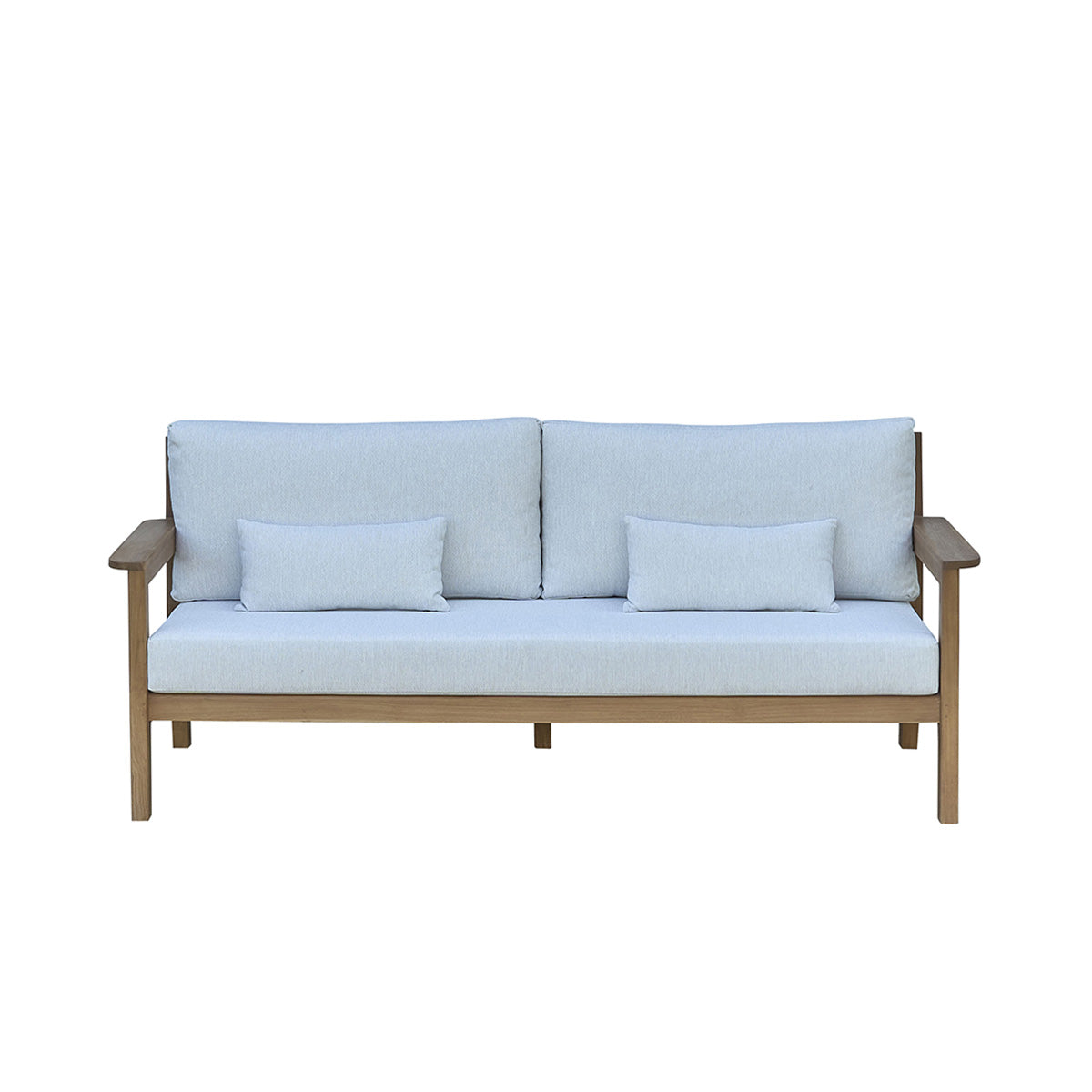 MAORA - Gartensofa aus massivem Teakholz