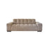 3-Sitzer-Sofa in beigefarbenem gewebtem Samt