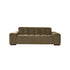 Gerades 3-Sitzer-Sofa aus khakifarbenem Cord