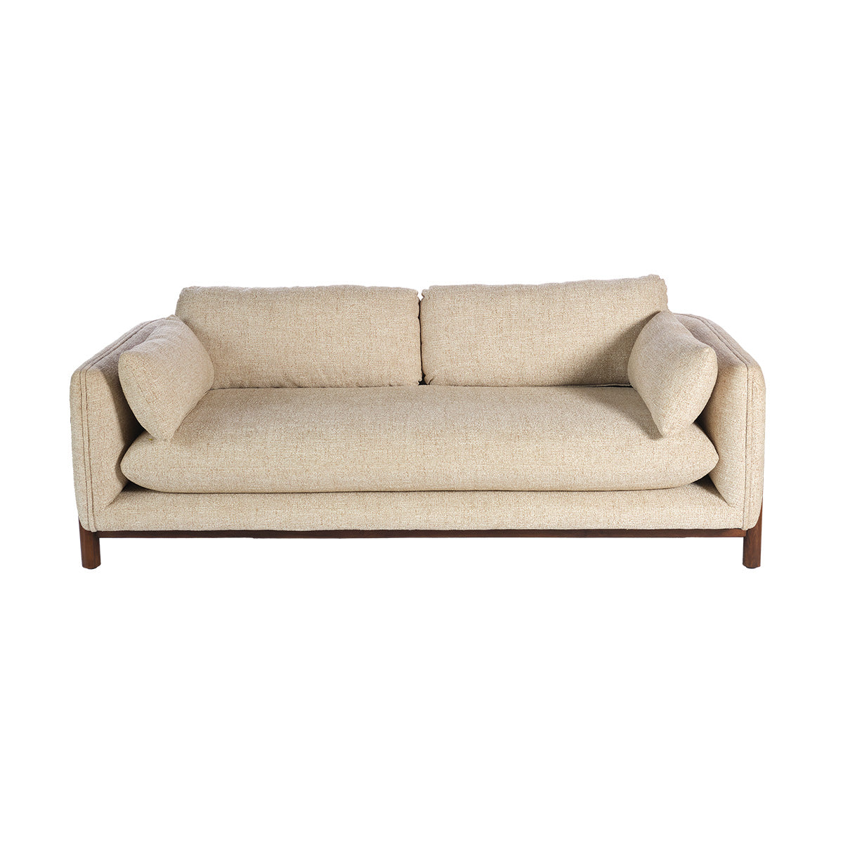 YVES - 2-Sitzer-Sofa „Mindi“ aus beigem Melange-Stoff