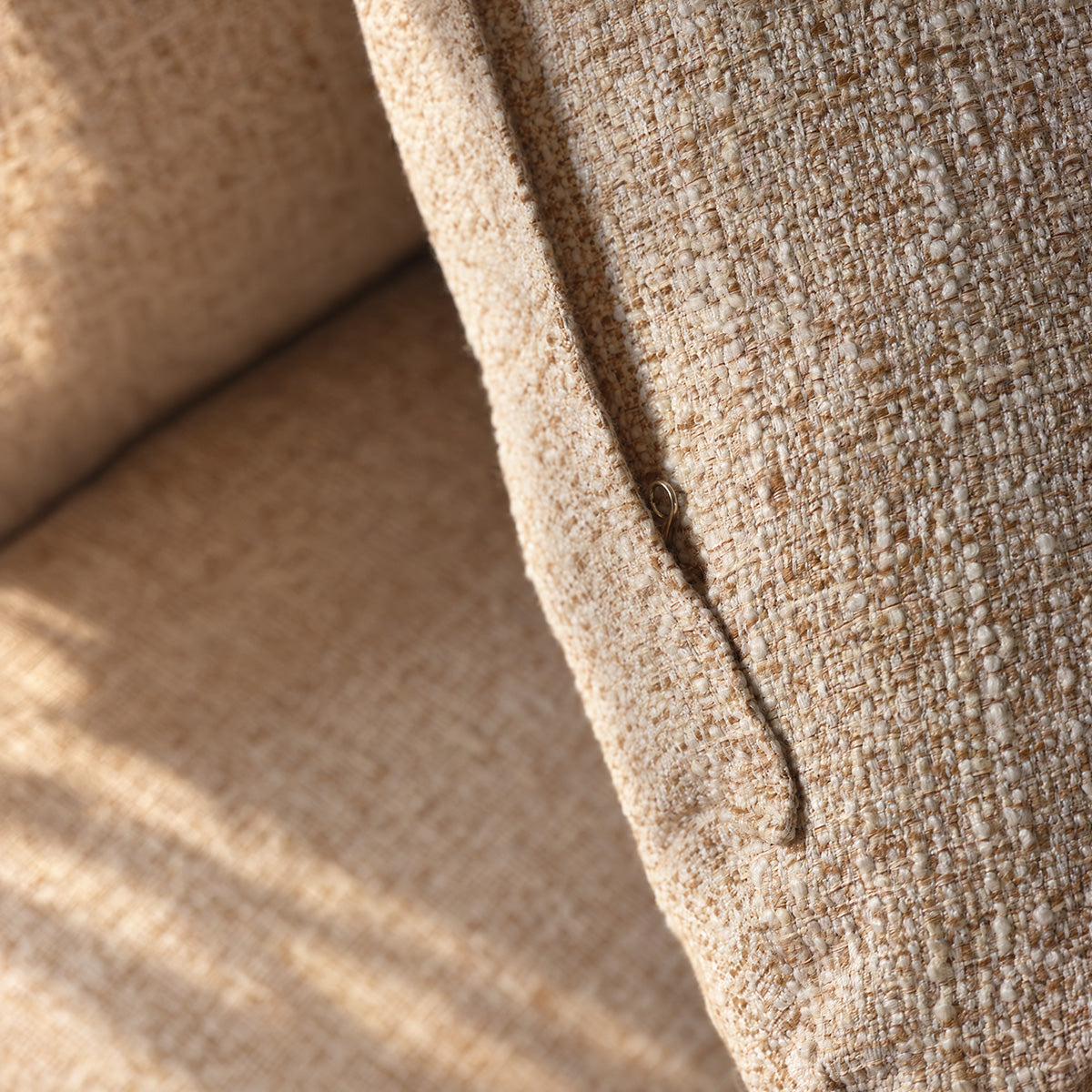 YVES - 2-Sitzer-Sofa „Mindi“ aus beigem Melange-Stoff