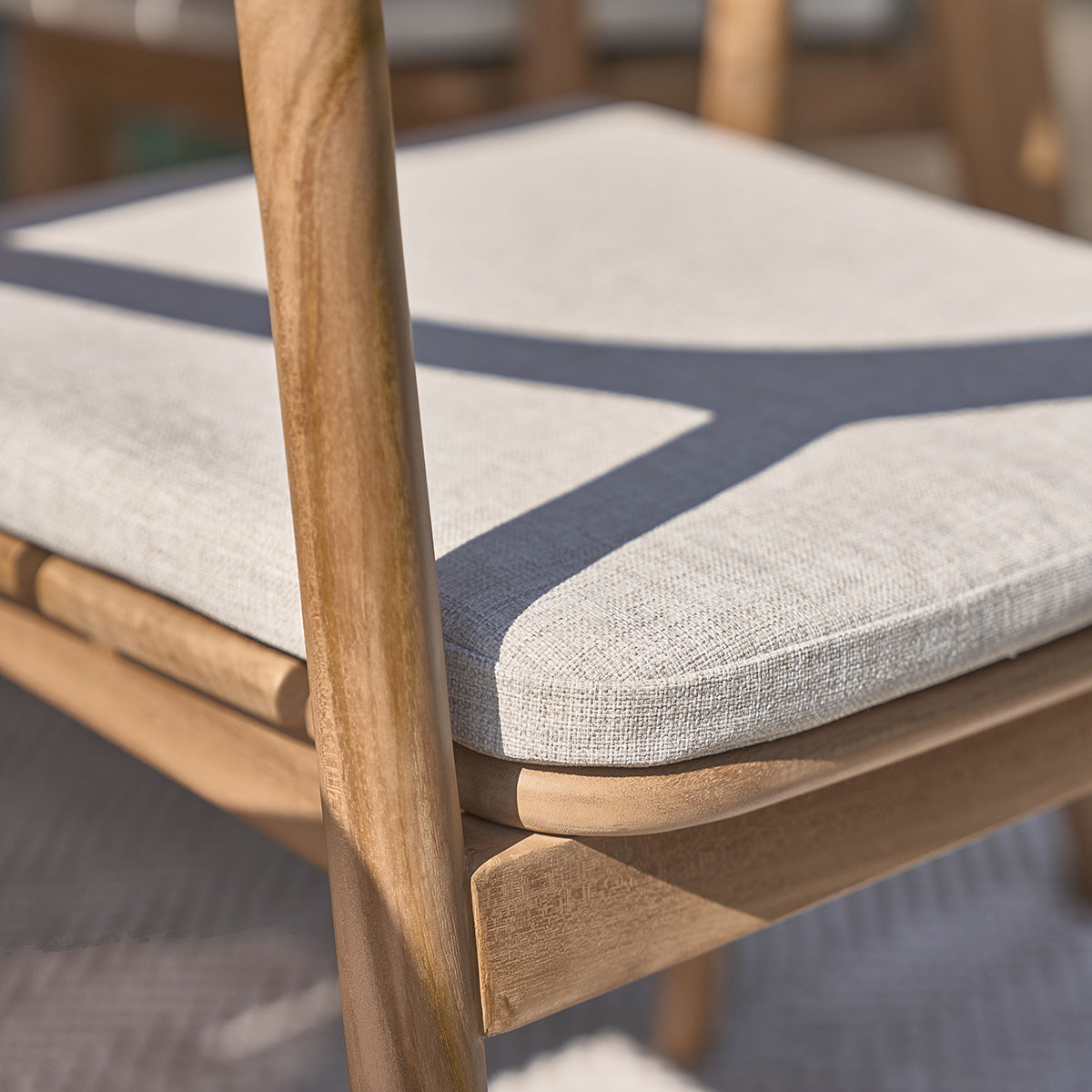 AMBRE - Gartensessel aus massivem Teakholz (Satz von 2)