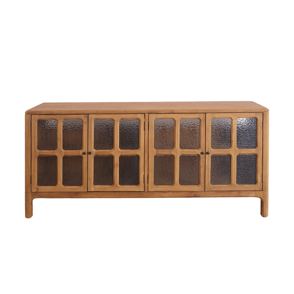 VELDE - Waschtischunterschrank aus recyceltem Teakholz, 180 cm