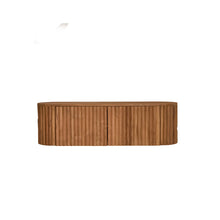 Hängender TV-Schrank aus Teakholz, 140 cm