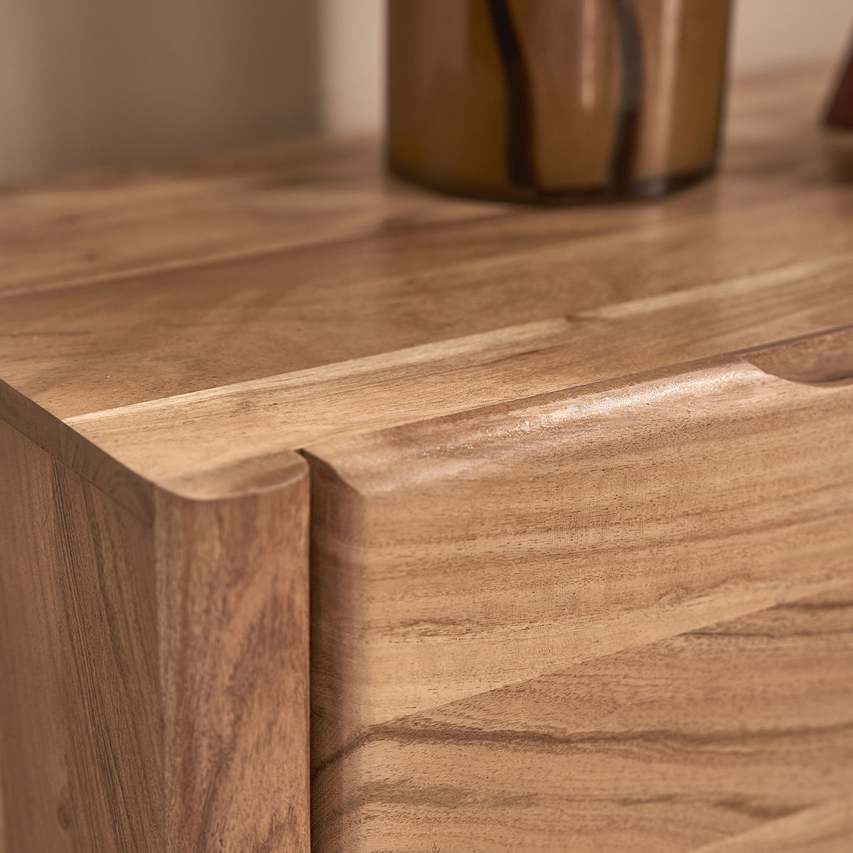 CALI - TV-Schrank aus massivem Akazienholz, 150 cm