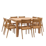 Gartenmöbel aus massivem Teakholz 8 pers.