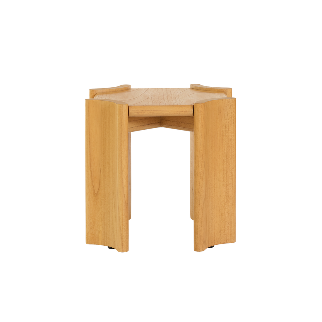 ALVAR - Beistelltisch aus naturbelassenem Mindi-Holz