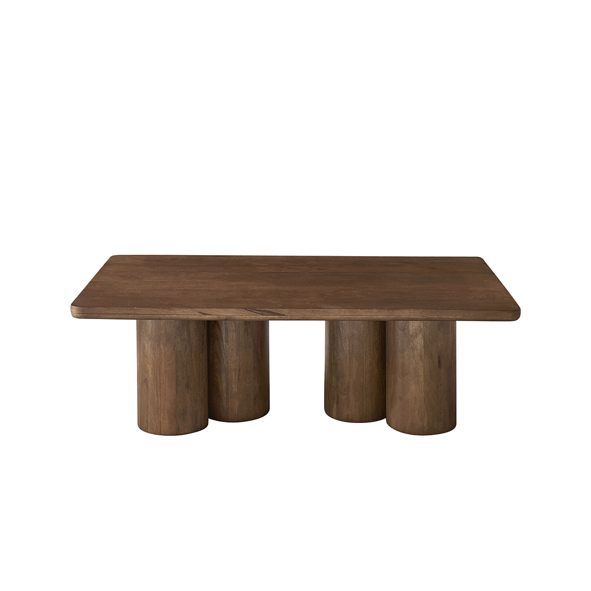 CLEO - Couchtisch aus massivem braunem Mangoholz, 120 cm