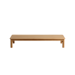 Garten-Couchtisch aus massivem Teakholz, 170 cm