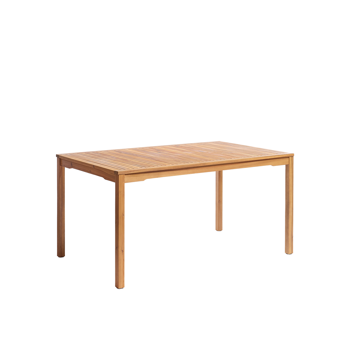 MILOS - Gartentisch aus massivem, geöltem Akazienholz, 150 cm