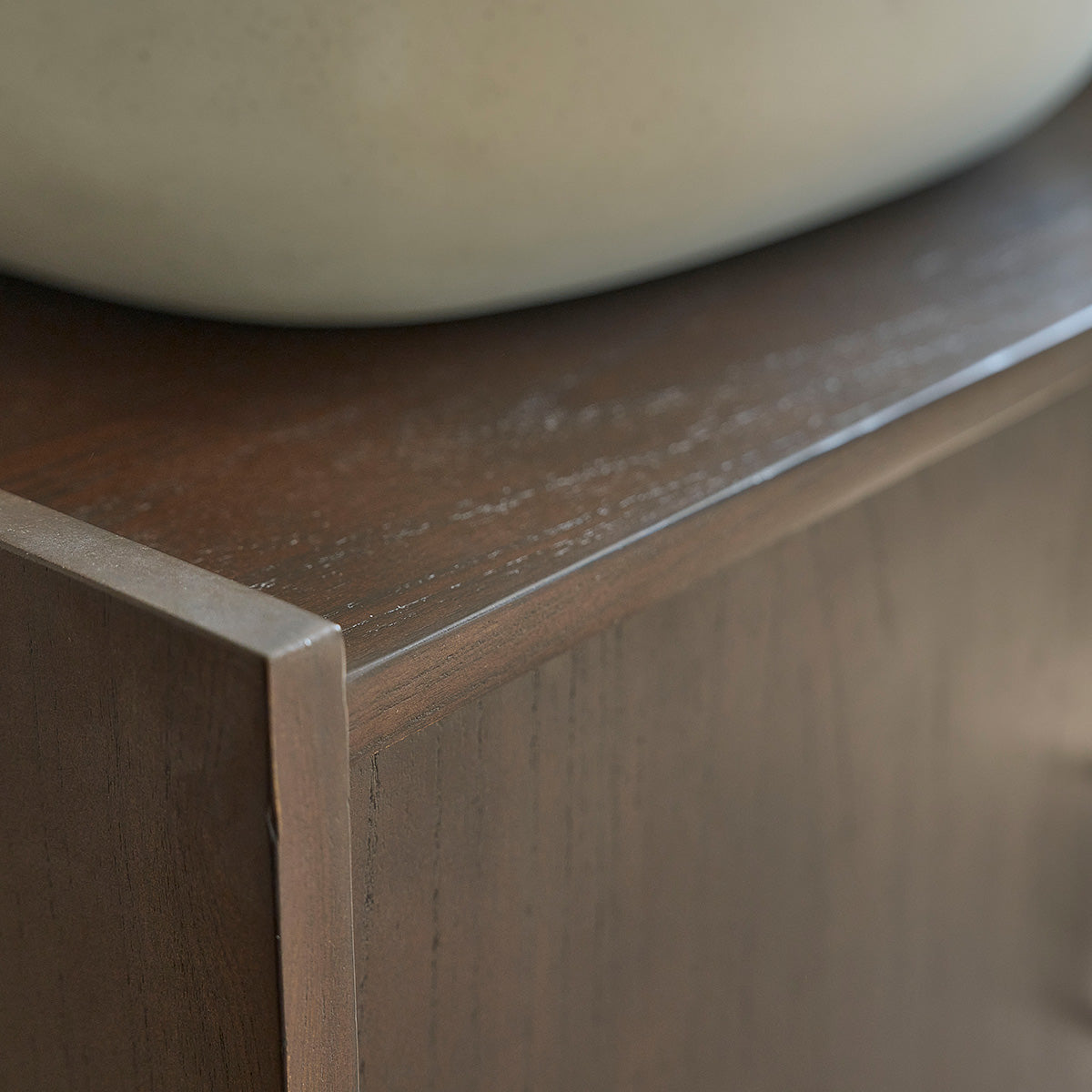 VINTAGE - Badezimmermöbel aus massivem Mindi mit Schubladen 135 cm