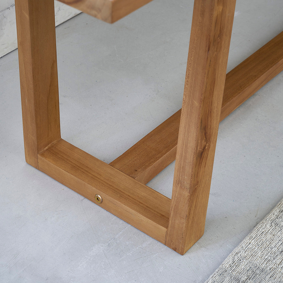 TRISTAN - Bank aus massivem Teakholz 160 cm