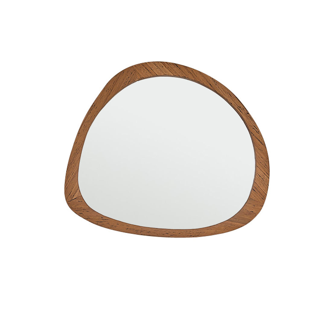 AUSTIN - Spiegel aus massivem recyceltem Teakholz 70 cm
