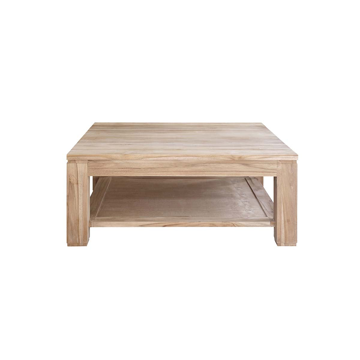 BOSTON - Couchtisch aus massivem Teakholz 100 cm