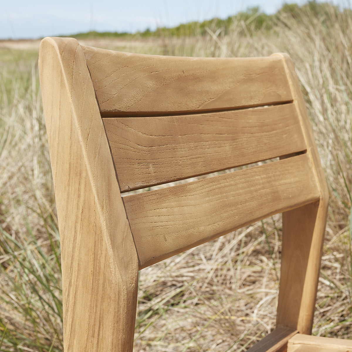 HORTENSE - Gartenstuhl aus recyceltem Teakholz (2er Set)