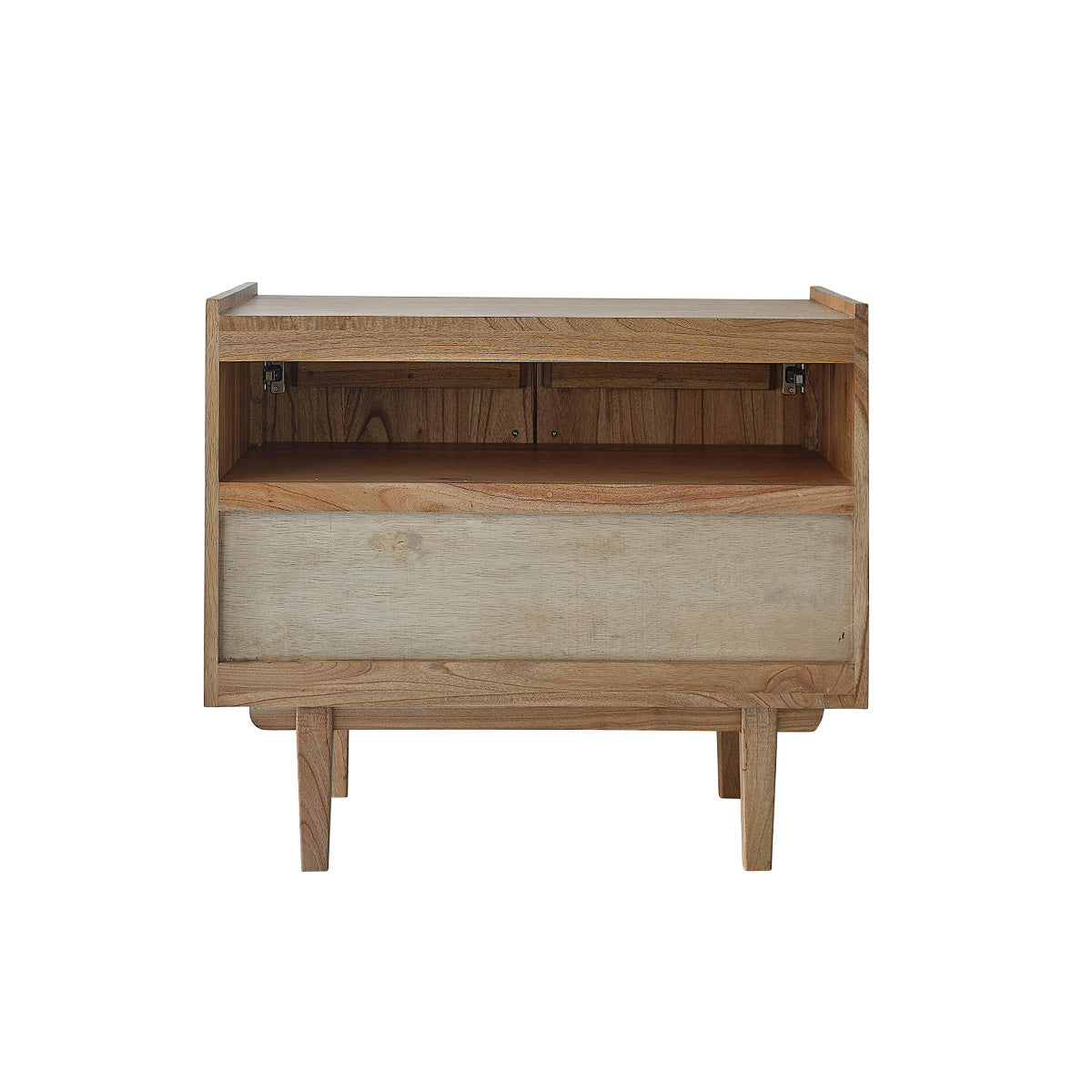 FIFTIES - Waschtischunterschrank aus massivem Mindi 90 cm