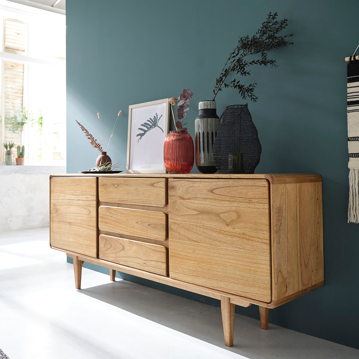 LISON - Sideboard aus Vintage-Mindiholz 180 cm